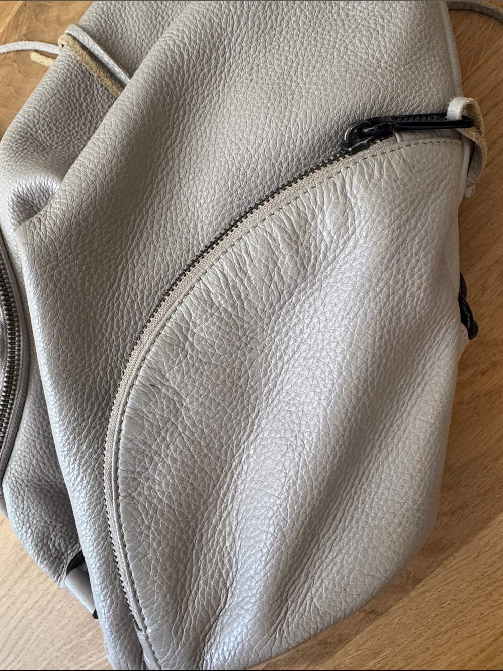 Rebecca Minkoff Taupe Leather Backpack - Picture 4 of 11